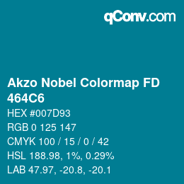 Color code: Akzo Nobel Colormap FD - 464C6 | qconv.com