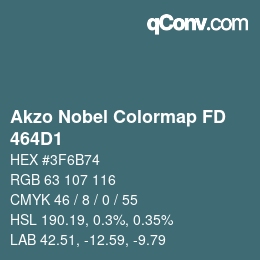 Code couleur: Akzo Nobel Colormap FD - 464D1 | qconv.com