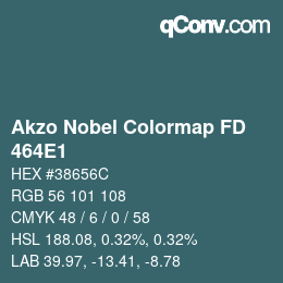 Color code: Akzo Nobel Colormap FD - 464E1 | qconv.com