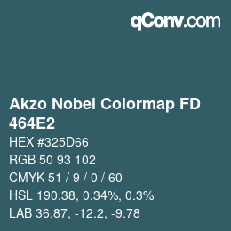 Código de color: Akzo Nobel Colormap FD - 464E2 | qconv.com