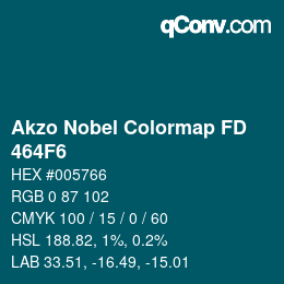 Code couleur: Akzo Nobel Colormap FD - 464F6 | qconv.com