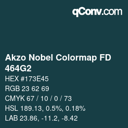 カラーコード: Akzo Nobel Colormap FD - 464G2 | qconv.com