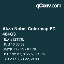 Color code: Akzo Nobel Colormap FD - 464G3 | qconv.com