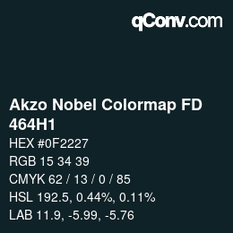 Farbcode: Akzo Nobel Colormap FD - 464H1 | qconv.com