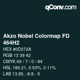 Color code: Akzo Nobel Colormap FD - 464H2 | qconv.com