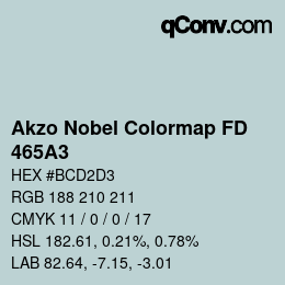 カラーコード: Akzo Nobel Colormap FD - 465A3 | qconv.com