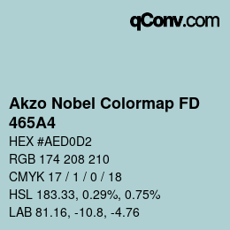 Color code: Akzo Nobel Colormap FD - 465A4 | qconv.com