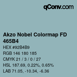 Code couleur: Akzo Nobel Colormap FD - 465B4 | qconv.com