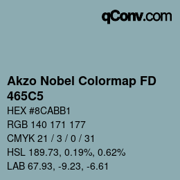 カラーコード: Akzo Nobel Colormap FD - 465C5 | qconv.com