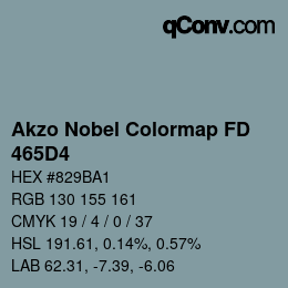 Color code: Akzo Nobel Colormap FD - 465D4 | qconv.com