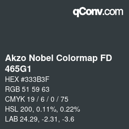Color code: Akzo Nobel Colormap FD - 465G1 | qconv.com