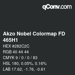 Color code: Akzo Nobel Colormap FD - 465H1 | qconv.com
