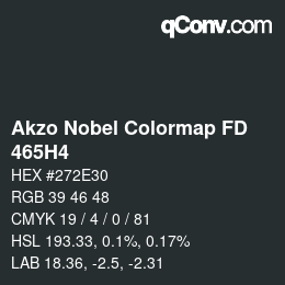 Color code: Akzo Nobel Colormap FD - 465H4 | qconv.com