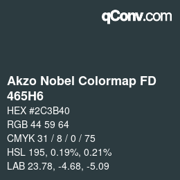Color code: Akzo Nobel Colormap FD - 465H6 | qconv.com