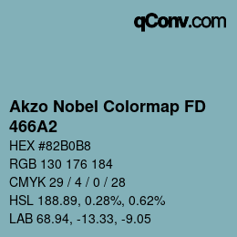 Color code: Akzo Nobel Colormap FD - 466A2 | qconv.com