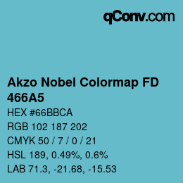 Color code: Akzo Nobel Colormap FD - 466A5 | qconv.com