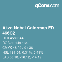 Code couleur: Akzo Nobel Colormap FD - 466C2 | qconv.com