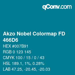 Color code: Akzo Nobel Colormap FD - 466D6 | qconv.com