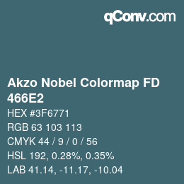 カラーコード: Akzo Nobel Colormap FD - 466E2 | qconv.com