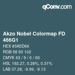 Farbcode: Akzo Nobel Colormap FD - 466G1 | qconv.com