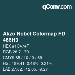 Farbcode: Akzo Nobel Colormap FD - 466H3 | qconv.com