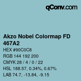 Farbcode: Akzo Nobel Colormap FD - 467A2 | qconv.com