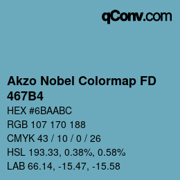 Code couleur: Akzo Nobel Colormap FD - 467B4 | qconv.com