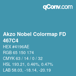Code couleur: Akzo Nobel Colormap FD - 467C4 | qconv.com