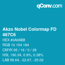Código de color: Akzo Nobel Colormap FD - 467C6 | qconv.com