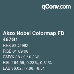Farbcode: Akzo Nobel Colormap FD - 467G1 | qconv.com