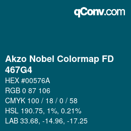 Código de color: Akzo Nobel Colormap FD - 467G4 | qconv.com