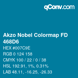 Color code: Akzo Nobel Colormap FD - 468D6 | qconv.com