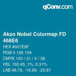 Farbcode: Akzo Nobel Colormap FD - 468E6 | qconv.com