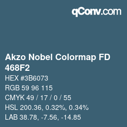 Farbcode: Akzo Nobel Colormap FD - 468F2 | qconv.com