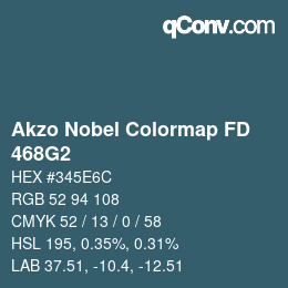 Color code: Akzo Nobel Colormap FD - 468G2 | qconv.com