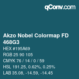 Color code: Akzo Nobel Colormap FD - 468G3 | qconv.com