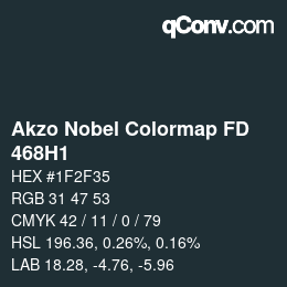 Farbcode: Akzo Nobel Colormap FD - 468H1 | qconv.com