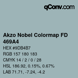 Código de color: Akzo Nobel Colormap FD - 469A4 | qconv.com