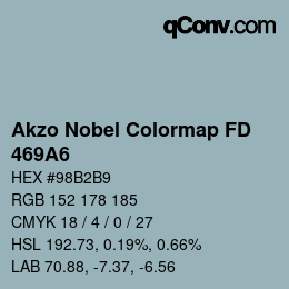 カラーコード: Akzo Nobel Colormap FD - 469A6 | qconv.com