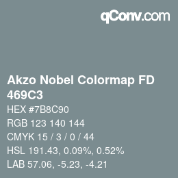Color code: Akzo Nobel Colormap FD - 469C3 | qconv.com