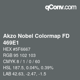 カラーコード: Akzo Nobel Colormap FD - 469E1 | qconv.com