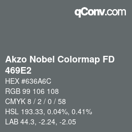 Color code: Akzo Nobel Colormap FD - 469E2 | qconv.com