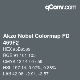 カラーコード: Akzo Nobel Colormap FD - 469F2 | qconv.com