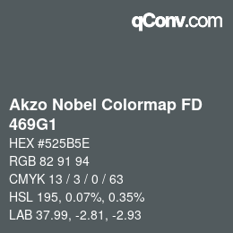 Color code: Akzo Nobel Colormap FD - 469G1 | qconv.com