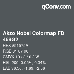 Código de color: Akzo Nobel Colormap FD - 469G2 | qconv.com