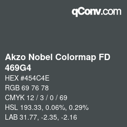 Color code: Akzo Nobel Colormap FD - 469G4 | qconv.com