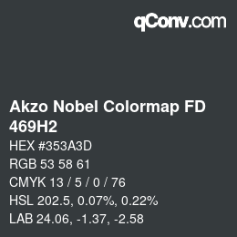 Color code: Akzo Nobel Colormap FD - 469H2 | qconv.com