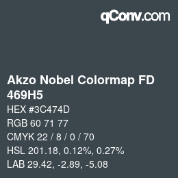 Color code: Akzo Nobel Colormap FD - 469H5 | qconv.com