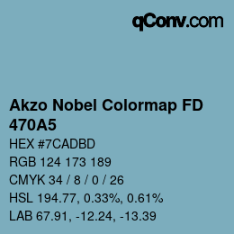 Color code: Akzo Nobel Colormap FD - 470A5 | qconv.com