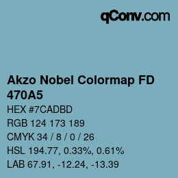 Código de color: Akzo Nobel Colormap FD - 470A5 | qconv.com